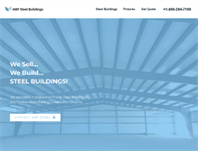 Tablet Screenshot of amfsteel.com